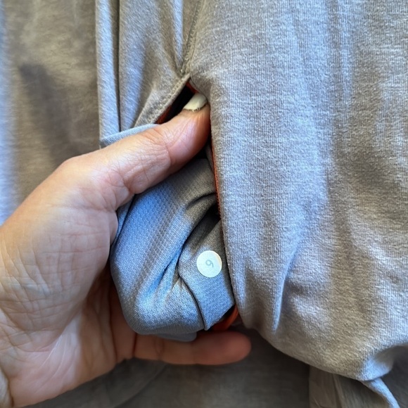 Lululemon Forthright 1/2 Zip Pullover Jacket Heathered Medium Grey Size 6 - Picture 7 of 14